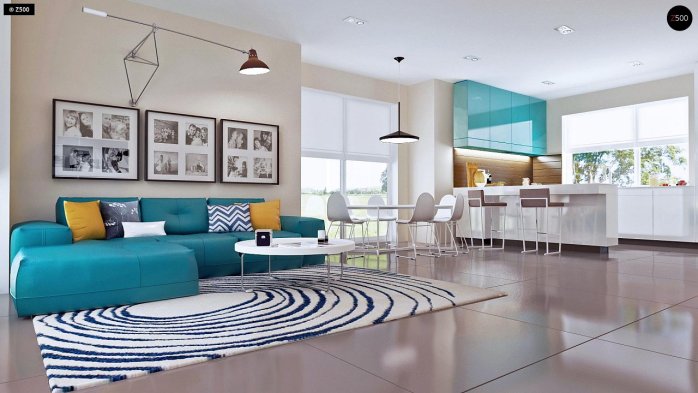 Проект дома U92 - 7 С мансардным этажом дома в Киеве