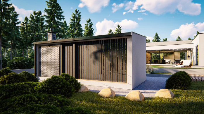 Проект дома Ua1 - 2 Одноэтажные дома в Киеве