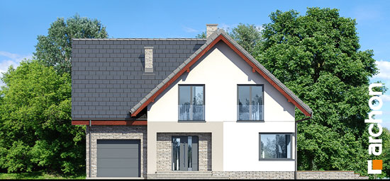 Проект дома Дом в амброзиях - 3 С мансардным этажом дома в Киеве