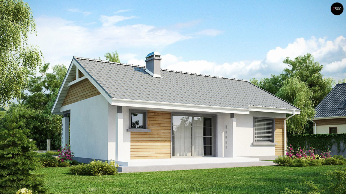 Проект дома U87 - 2 Одноэтажные дома в Киеве