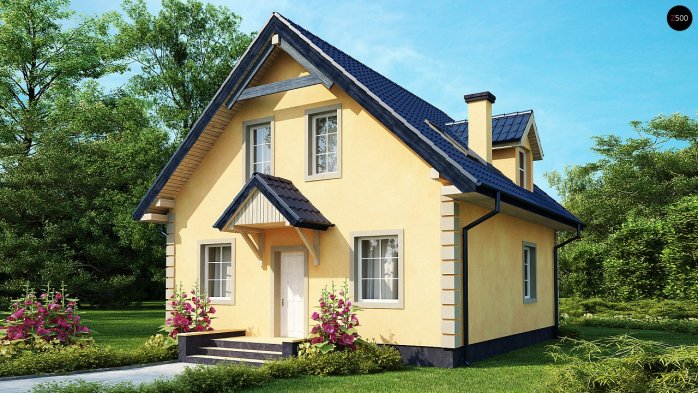 Проект дома U1 - 2 С мансардным этажом дома в Киеве