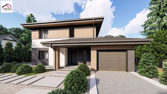 Проект дома U421 25+ - 2 Двухэтажные дома в Киеве