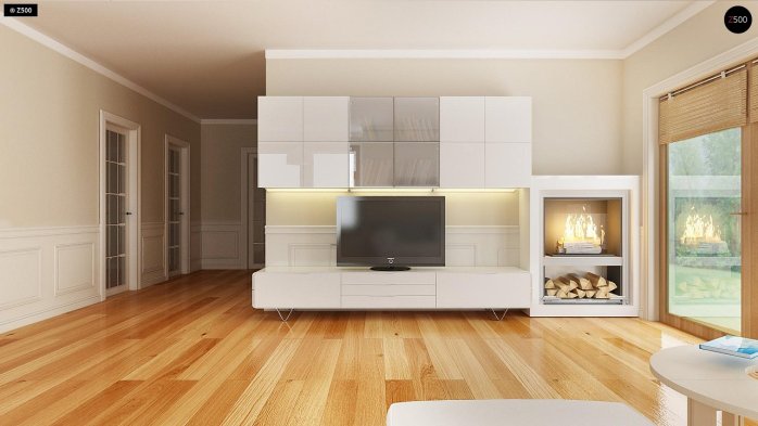 Проект дома U106 - 5 С мансардным этажом дома в Киеве