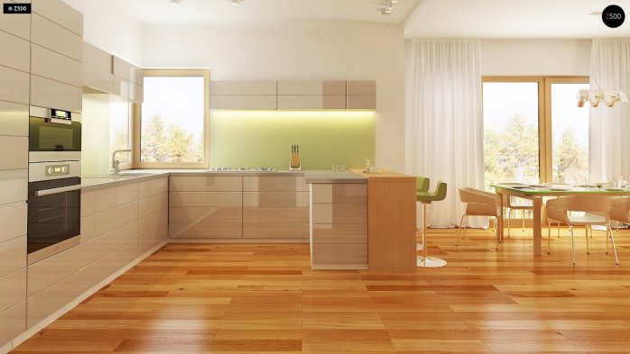 Проект дома U158 - 9 Одноэтажные дома в Киеве