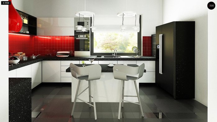 Проект дома Ux108 - 23 Двухэтажные дома в Киеве