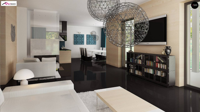 Проєкт будинку Ux151 - Двоповерхові дома у Києві