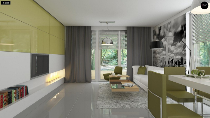 Проект дома U269 - 7 С мансардным этажом дома в Киеве