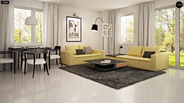 Проект дома U119 - 6 С мансардным этажом дома в Киеве