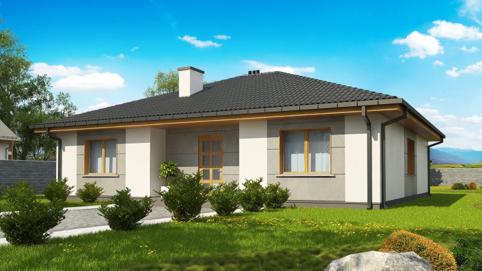 Проект дома U67 A - 3 Одноэтажные дома в Киеве