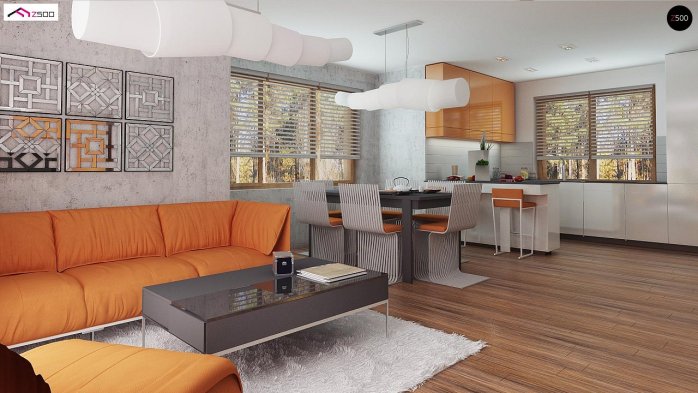 Проект дома U178 - 7 С мансардным этажом дома в Киеве