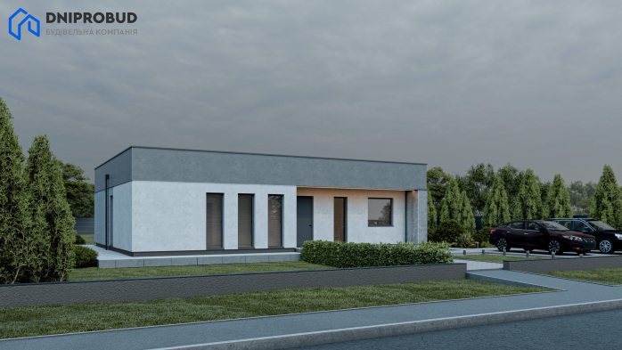Проєкт будинку Db 33 - Одноповерхові дома у Києві