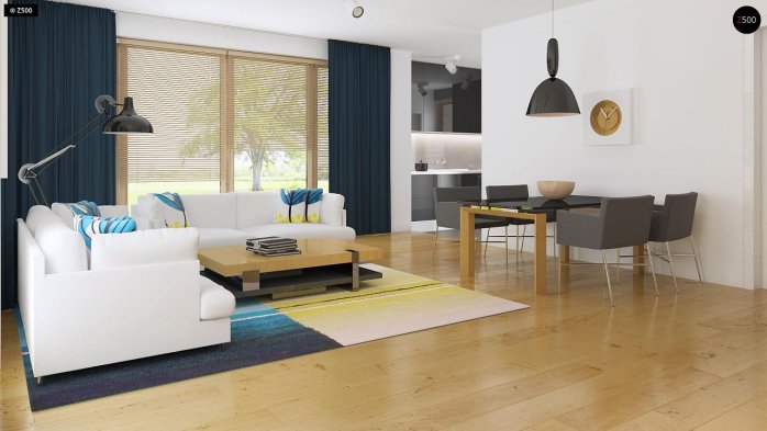 Проект дома Ux35 - 7 Одноэтажные дома в Киеве