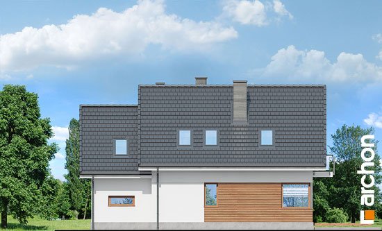 Проект дома Дом в ананасах (H) вер.2 - 6 С мансардным этажом дома в Киеве