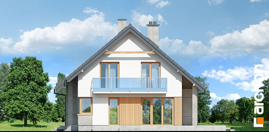 Проект дома Дом в аурорах 5 - 4 С мансардным этажом дома в Киеве