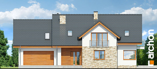 Проект дома Дом в каннах 4 (Г2) - 3 С мансардным этажом дома в Киеве