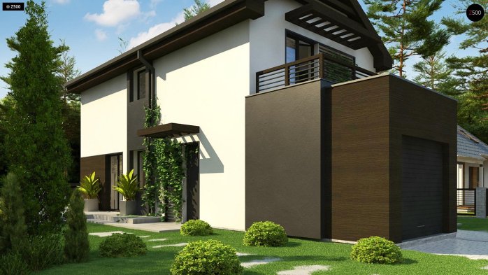 Проект дома U374 - 6 Двухэтажные дома в Киеве