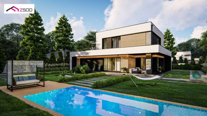 Проект дома Ux172 - 4 Двухэтажные дома в Киеве