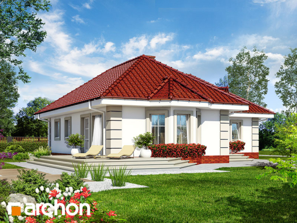 Проект дома Дом в пустырнике вер.2 - 2 Одноэтажные дома в Киеве