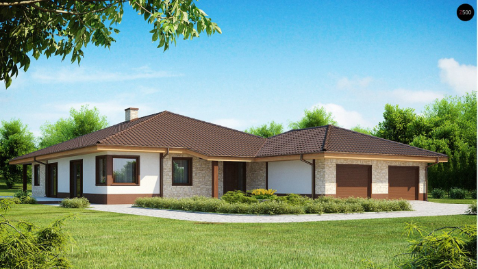 Проект дома U82 - 1 Одноэтажные дома в Киеве