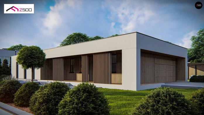 Проект дома Ux166 - 5 Одноэтажные дома в Киеве