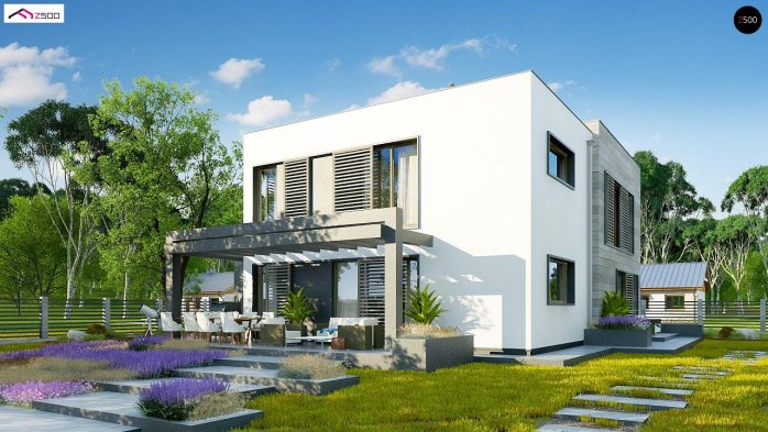 Проект дома Ux91 - 3 Двухэтажные дома в Киеве