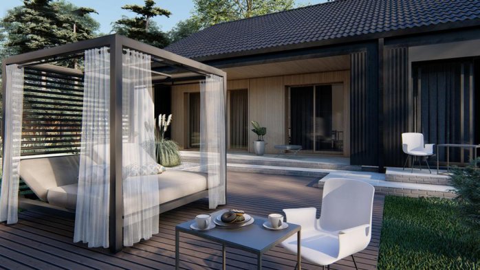 Проект дома U520 - 8 Одноэтажные дома в Киеве