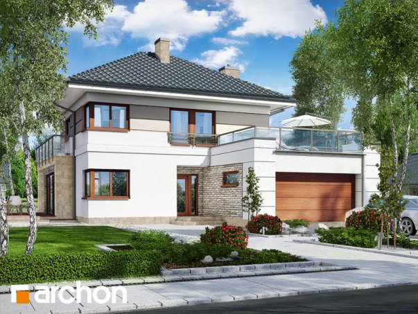 Проект дома Вилла Элиза 2 - 2 Двухэтажные дома в Киеве