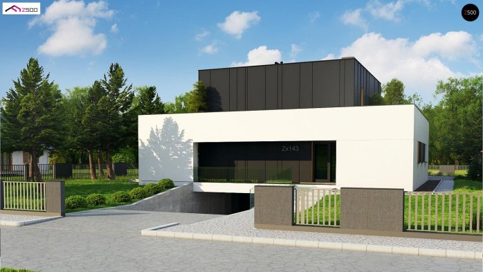 Проект дома Ux143 - 4 Двухэтажные дома в Киеве