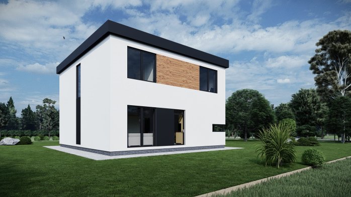 Проект дома DBT 592 - 4 Двухэтажные дома в Киеве