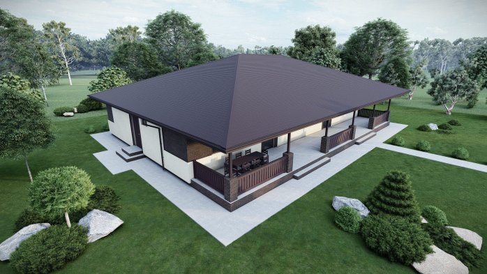 Проєкт будинку DBT 564 - Одноповерхові дома у Києві