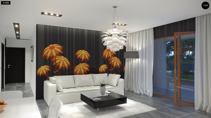 Проект дома Ux102 GP - 5 Одноэтажные дома в Киеве