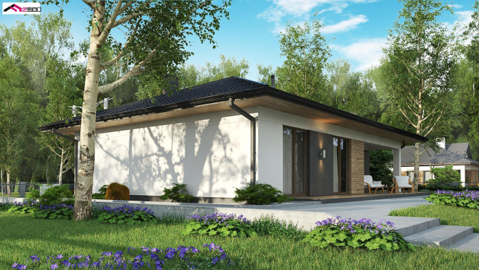 Проект дома U368 D S - 6 Одноэтажные дома в Киеве