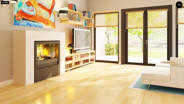 Проект дома U24 GL S - 6 Одноэтажные дома в Киеве