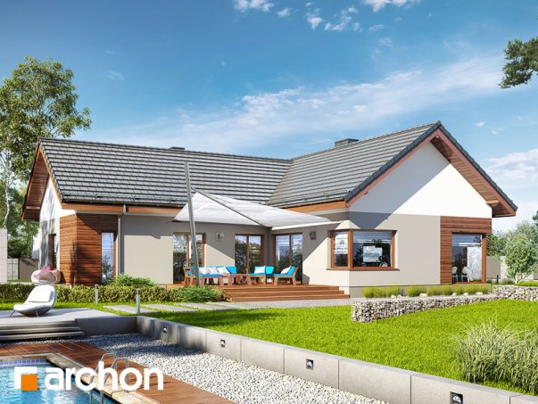 Проект дома Дом в галах 4 - 2 Одноэтажные дома в Киеве