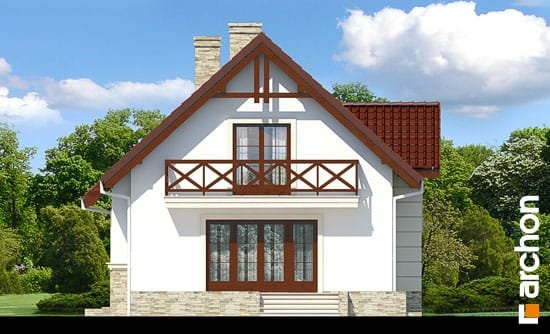 Проект дома Дом в ракитнике вер.2 - 6 С мансардным этажом дома в Киеве