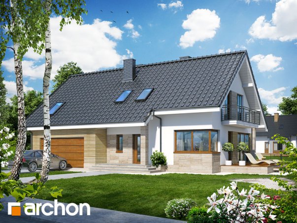 Проект дома Дом в айдаредах (Г2) вер.2 - 1 С мансардным этажом дома в Киеве