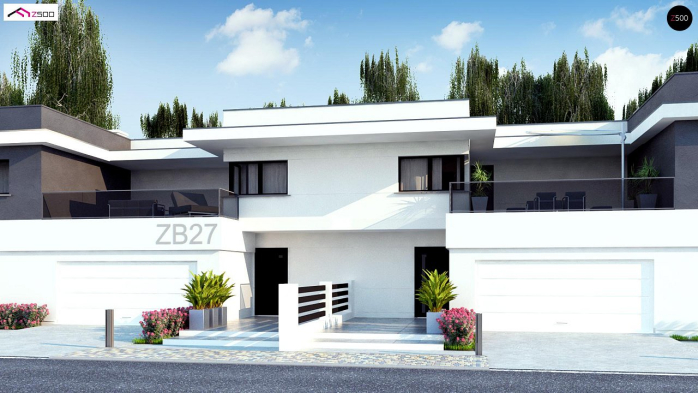 Проект дома Ub27 - 5 Двухэтажные дома в Киеве