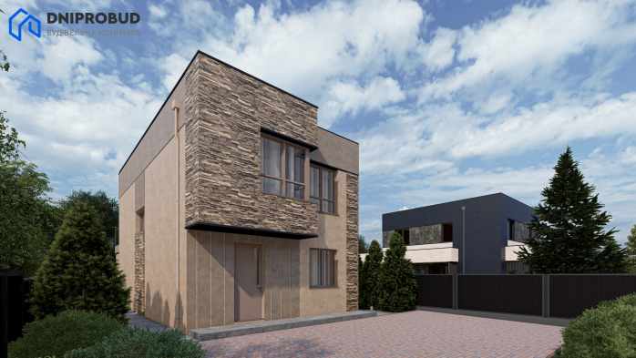 Проект дома Db 19 - 3 Двухэтажные дома в Киеве