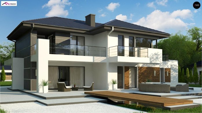 Проєкт будинку U404 - Двоповерхові дома у Києві