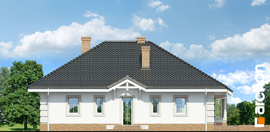 Проект дома Дом под красной рябиной 4 вер.2 - 6 Одноэтажные дома в Киеве