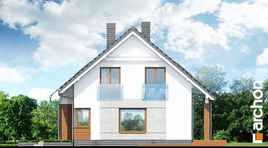 Проект дома Дом в яблонках (Т) - 4 С мансардным этажом дома в Киеве