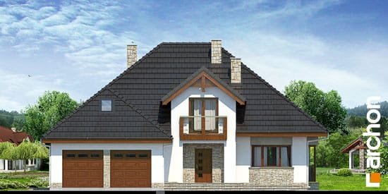 Проект дома Дом в калатеях вер.2 - 3 С мансардным этажом дома в Киеве