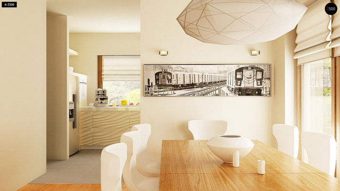 Проект дома U270 A - 12 С мансардным этажом дома в Киеве