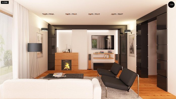 Проект дома U219 - 7 С мансардным этажом дома в Киеве