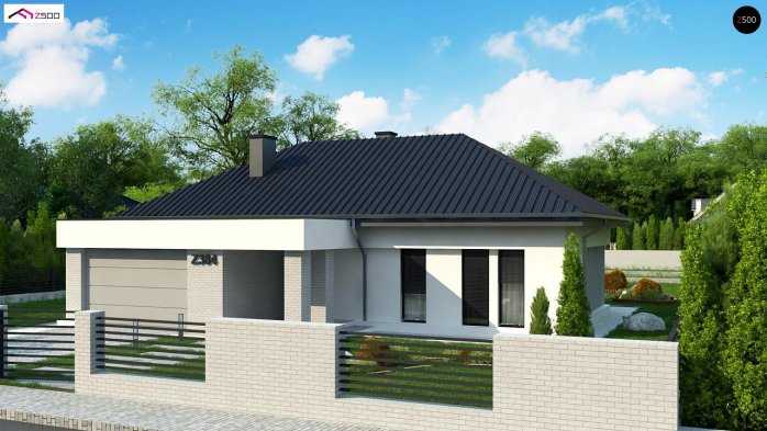 Проект дома U384 - 1 Одноэтажные дома в Киеве