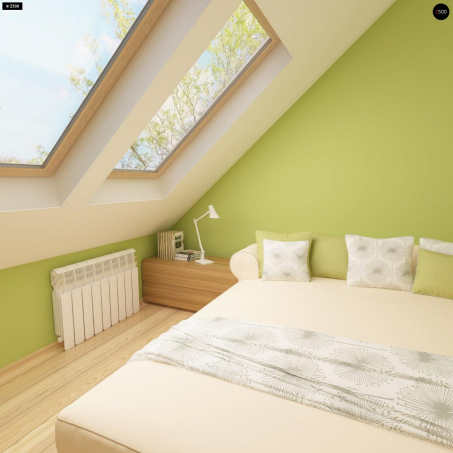 Проект дома U40 - 16 С мансардным этажом дома в Киеве