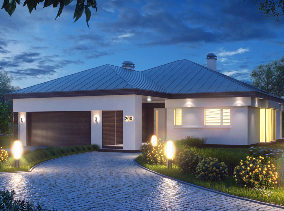 Проект дома U200 P