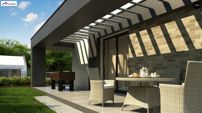 Проект дома U382 - 3 С мансардным этажом дома в Киеве