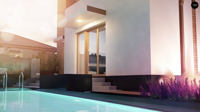 Проект дома Ux120 - 11 Двухэтажные дома в Киеве