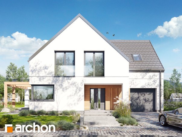 Проект дома Дом в аморфах - 2 С мансардным этажом дома в Киеве